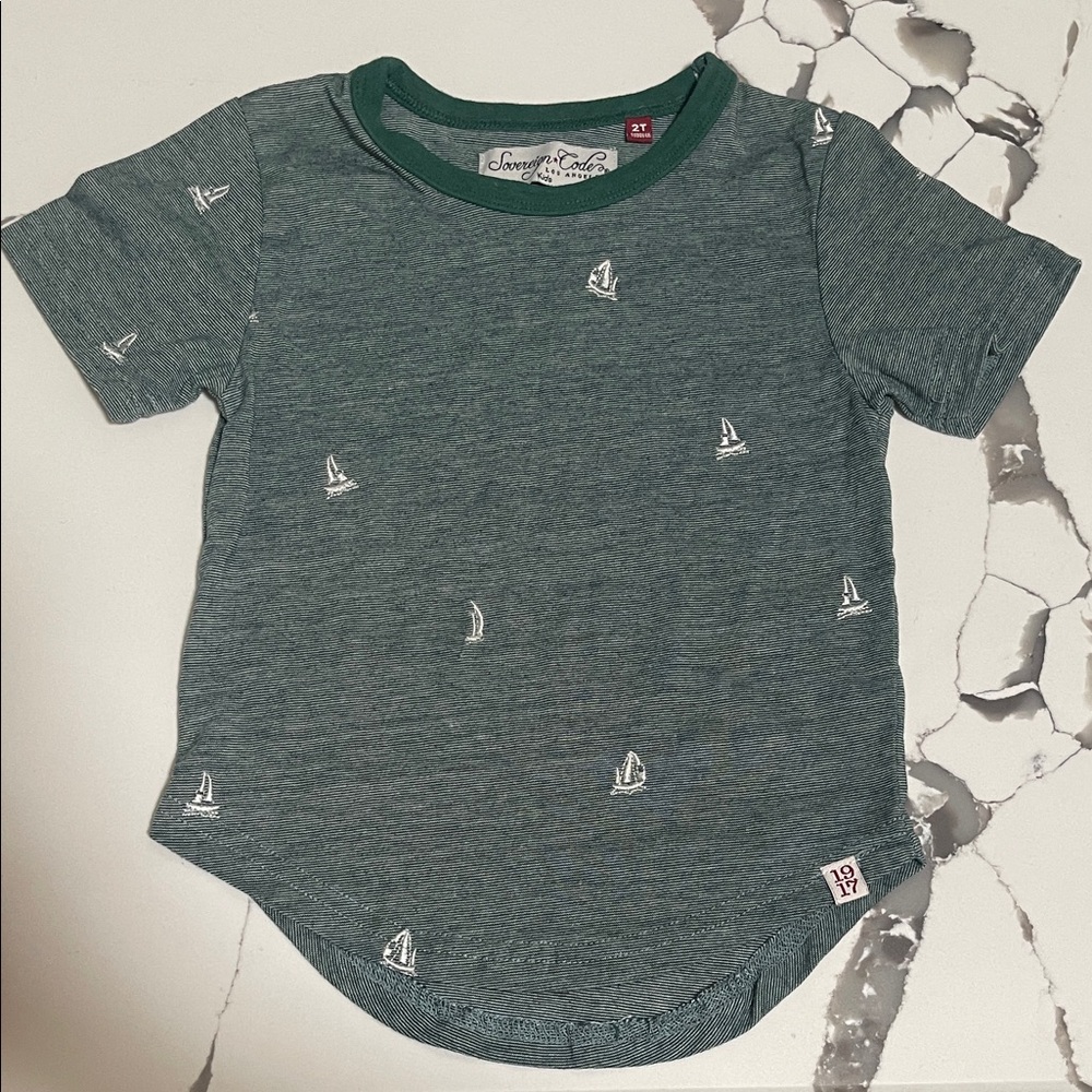 Sovereign code Green Nautical Kids Shirt